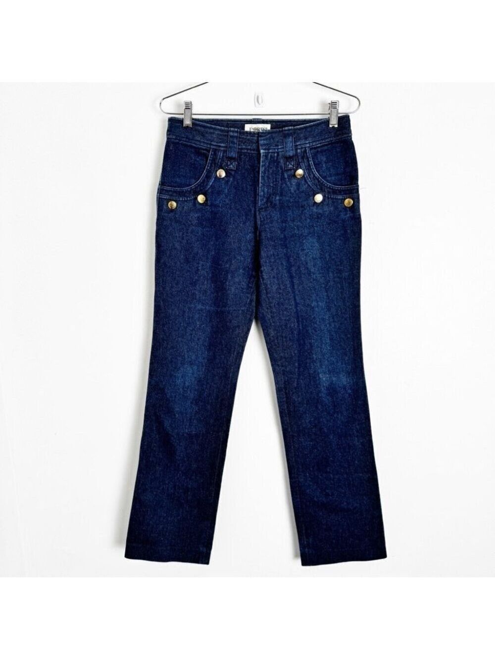 Ports 1961 Straight Leg Dark Wash Denim Trousers Jeans size 6
